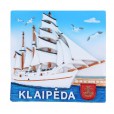 Magnetas Klaipėda su burlaiviu
